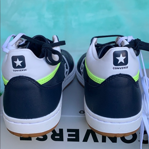 CONVERSE FASTBREAK PRO MID OBSIDIAN/WHITE/ MENS - Picture 10 of 16